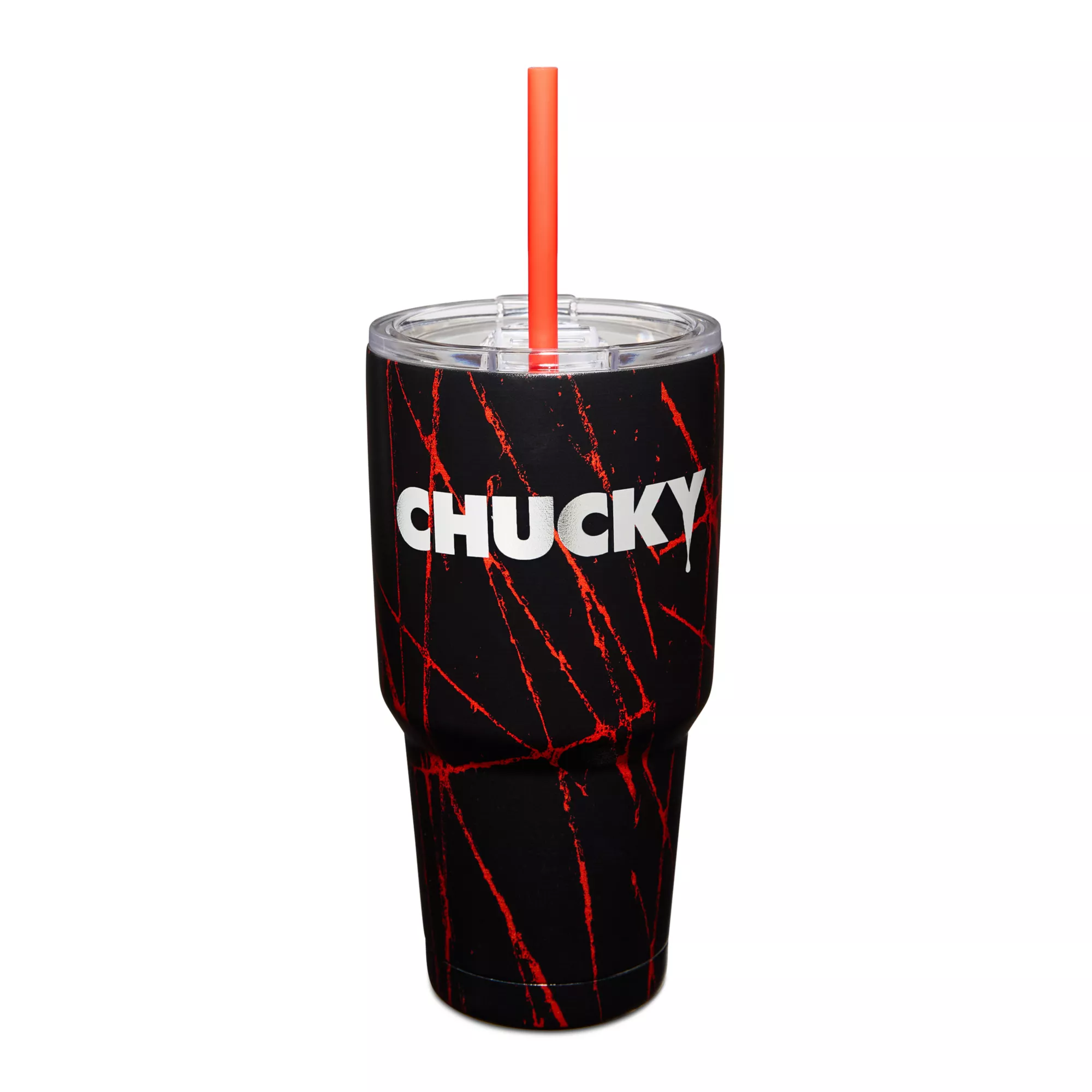 Chucky Wanna Play Cup with Straw - 30 oz. at Spencer's