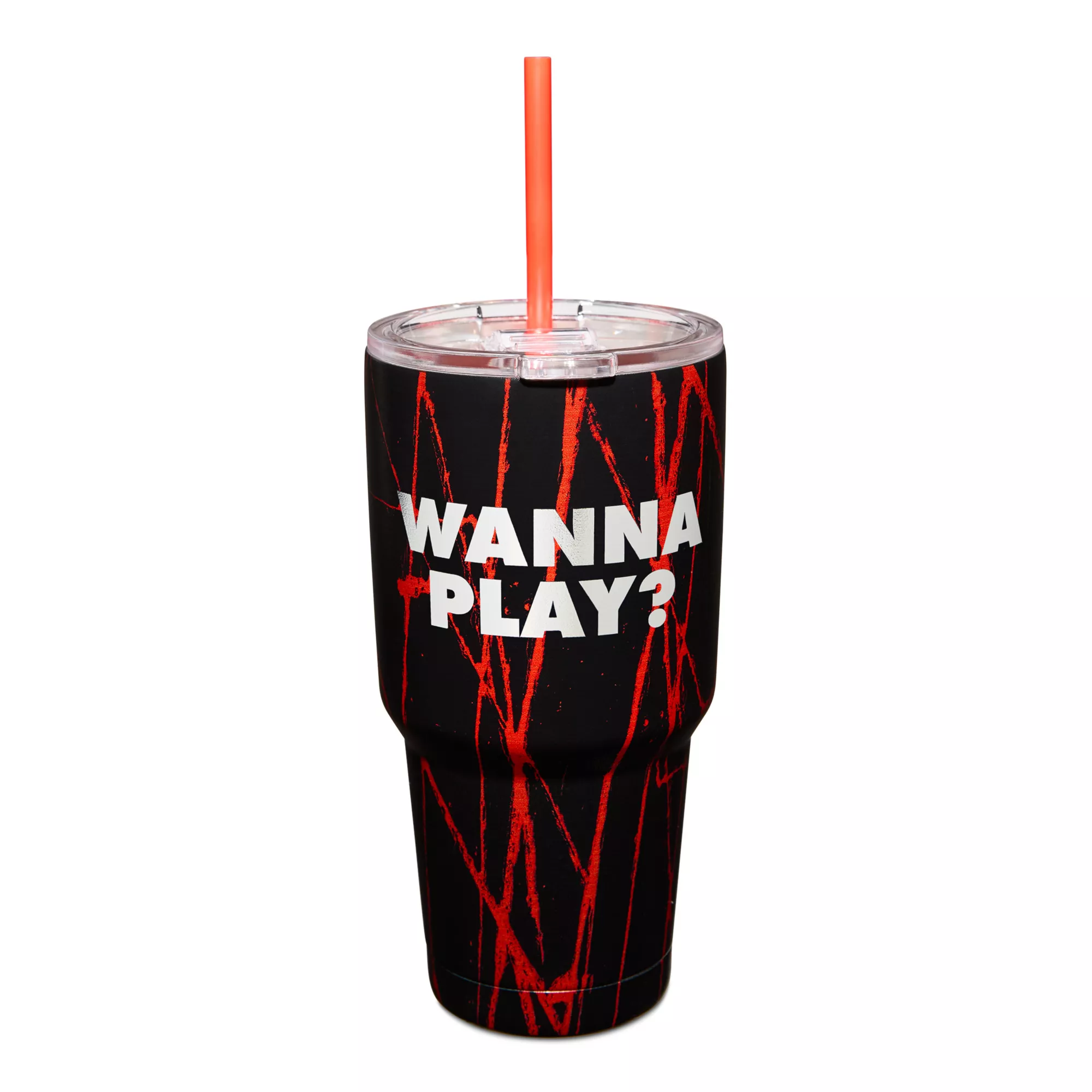 Chucky Wanna Play Cup with Straw - 30 oz. at Spencer's