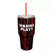 Chucky Wanna Play Cup with Straw - 30 oz. at Spencer's