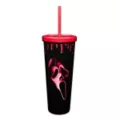 Ghost Face Red Blood Drip Cup with Straw - 20 oz. at Spencer's