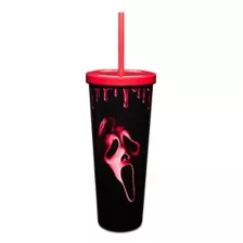 Ghost Face Red Blood Drip Cup with Straw - 20 oz. at Spencer's