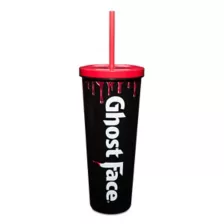 Ghost Face Red Blood Drip Cup with Straw - 20 oz. at Spencer's