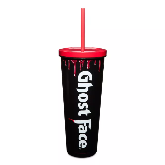 Ghost Face Red Blood Drip Cup with Straw - 20 oz. at Spencer's