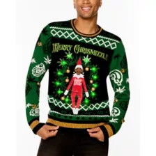 Light-Up Snoop on the Stoop Merry Chrismizzle Christmas Sweater at Spirit Halloween