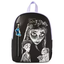 Corpse Bride Black and Purple Mini Backpack at Spencer's