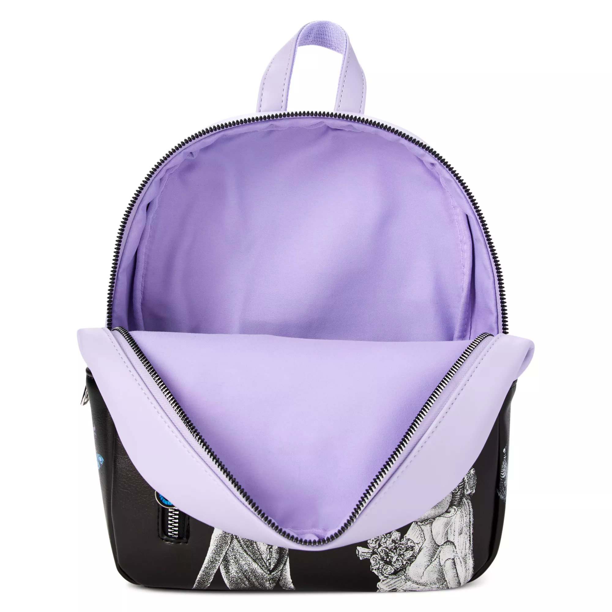 Corpse Bride Black and Purple Mini Backpack at Spencer's