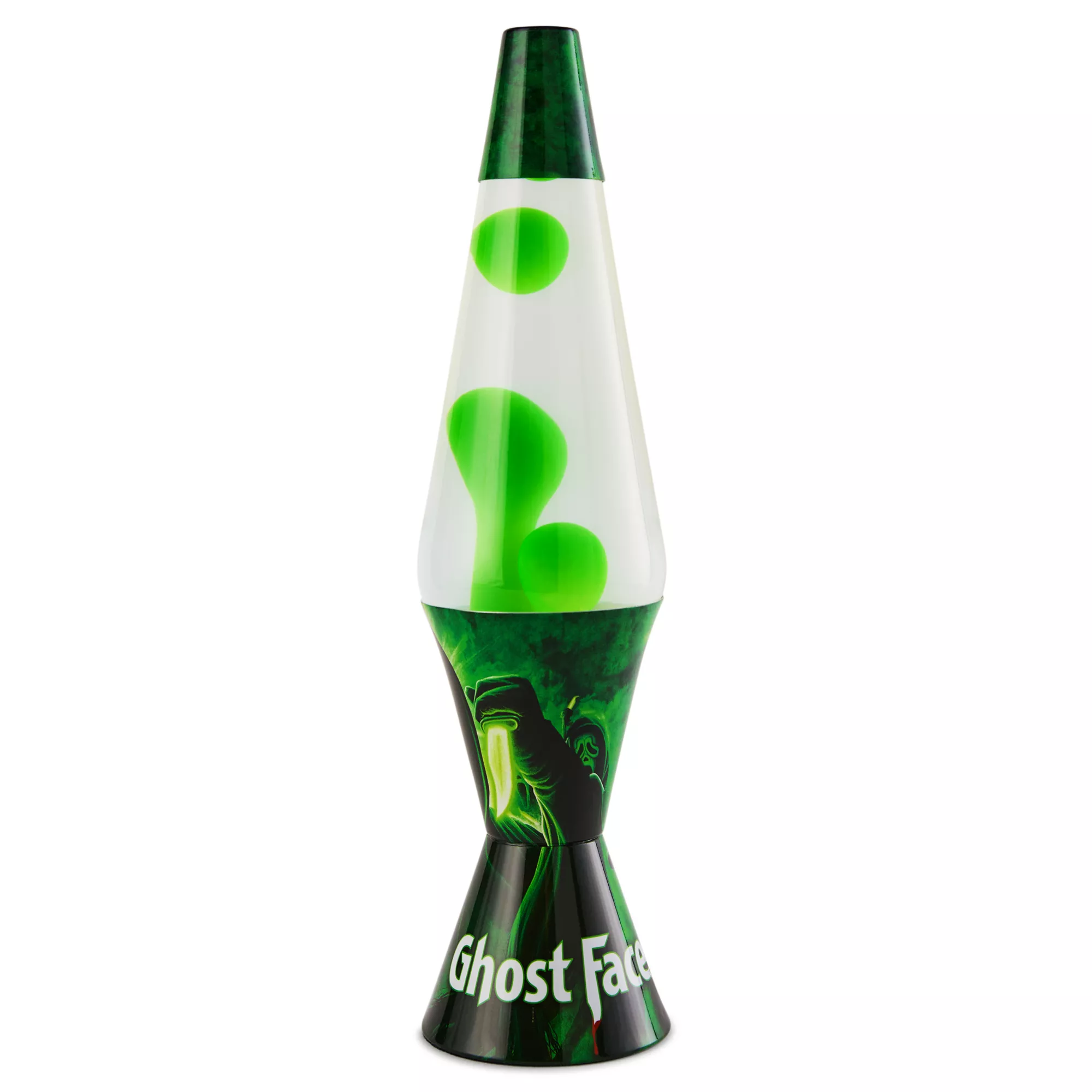 Ghost Face 17 Inch Lava Lamp Green at Spencer's