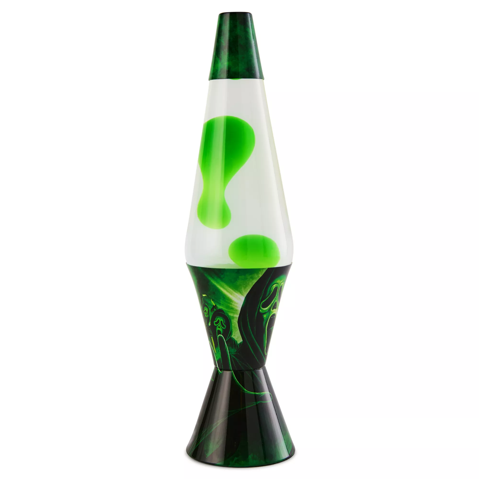 Ghost Face 17 Inch Lava Lamp Green at Spencer's