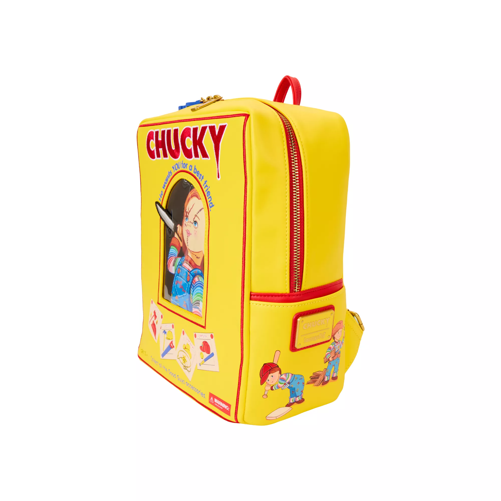 Loungefly Chucky Box Mini Backpack at Spencer's