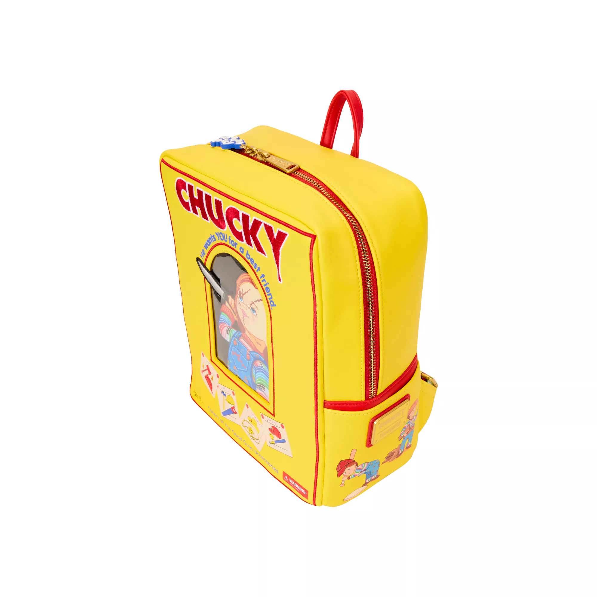 Loungefly Chucky Box Mini Backpack at Spencer's