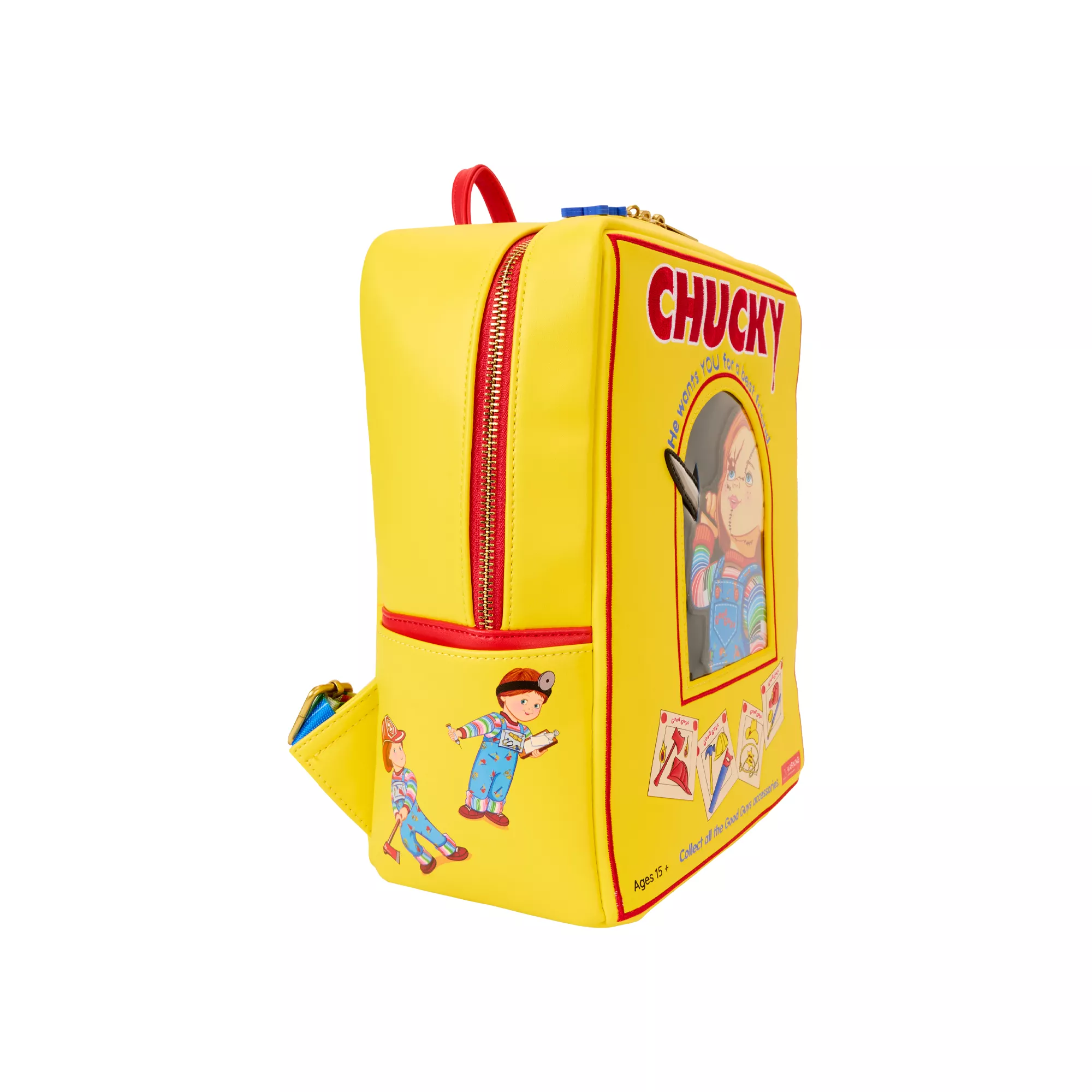 Loungefly Chucky Box Mini Backpack at Spencer's
