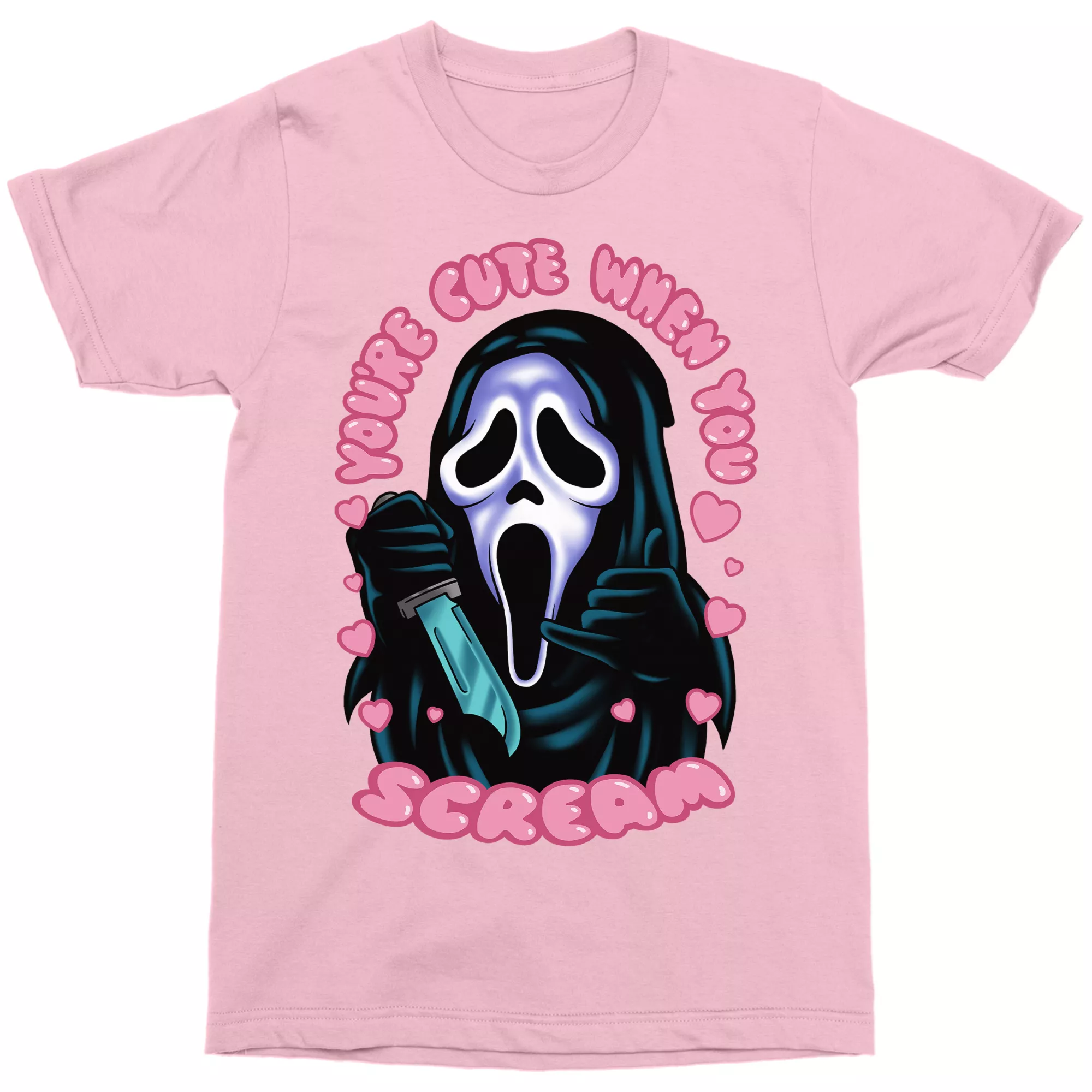Ghost Face You're Cute When You Scream T Shirt at Spencer's