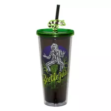 Beetlejuice Cup with Sandworm Straw Topper - 24 oz. at Spencer's