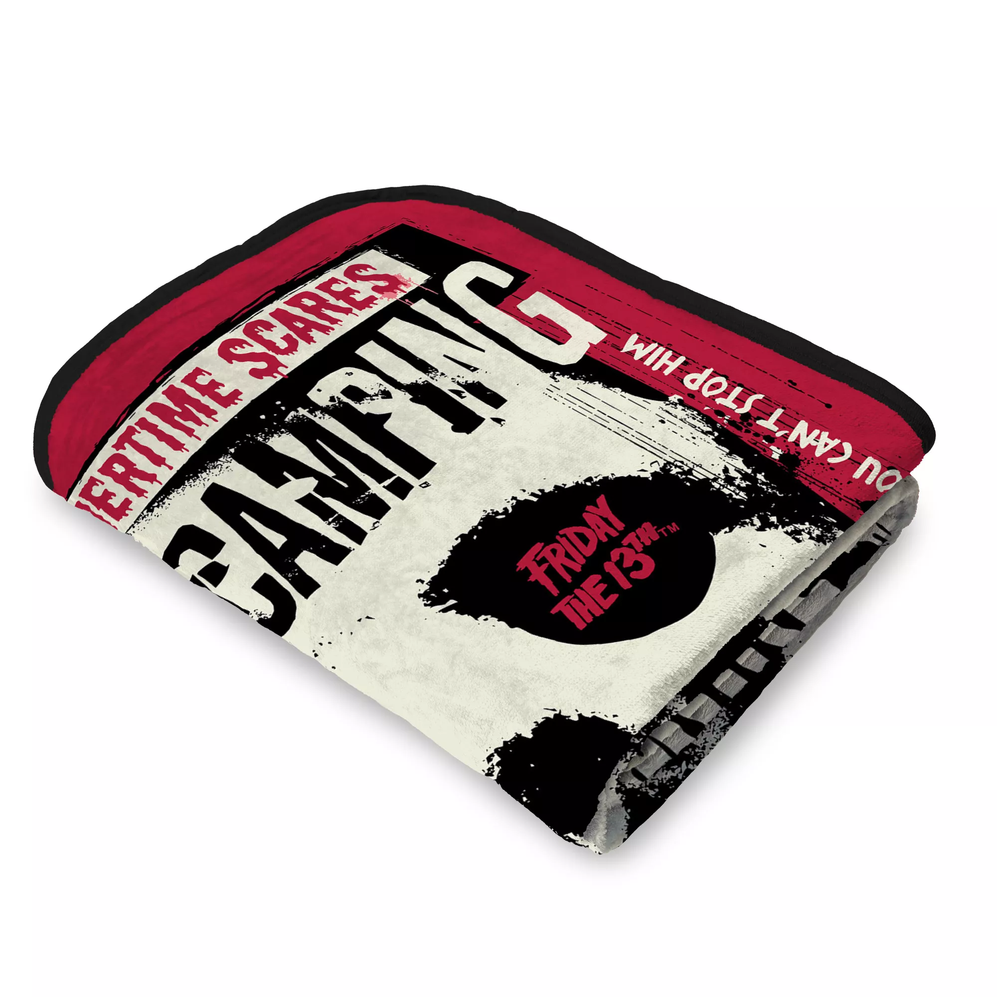 Unhappy Camper Fleece Blanket - Friday the 13th at Spencer's