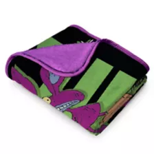 Tie-Dye Beetlejuice Fleece Blanket at Spencer's