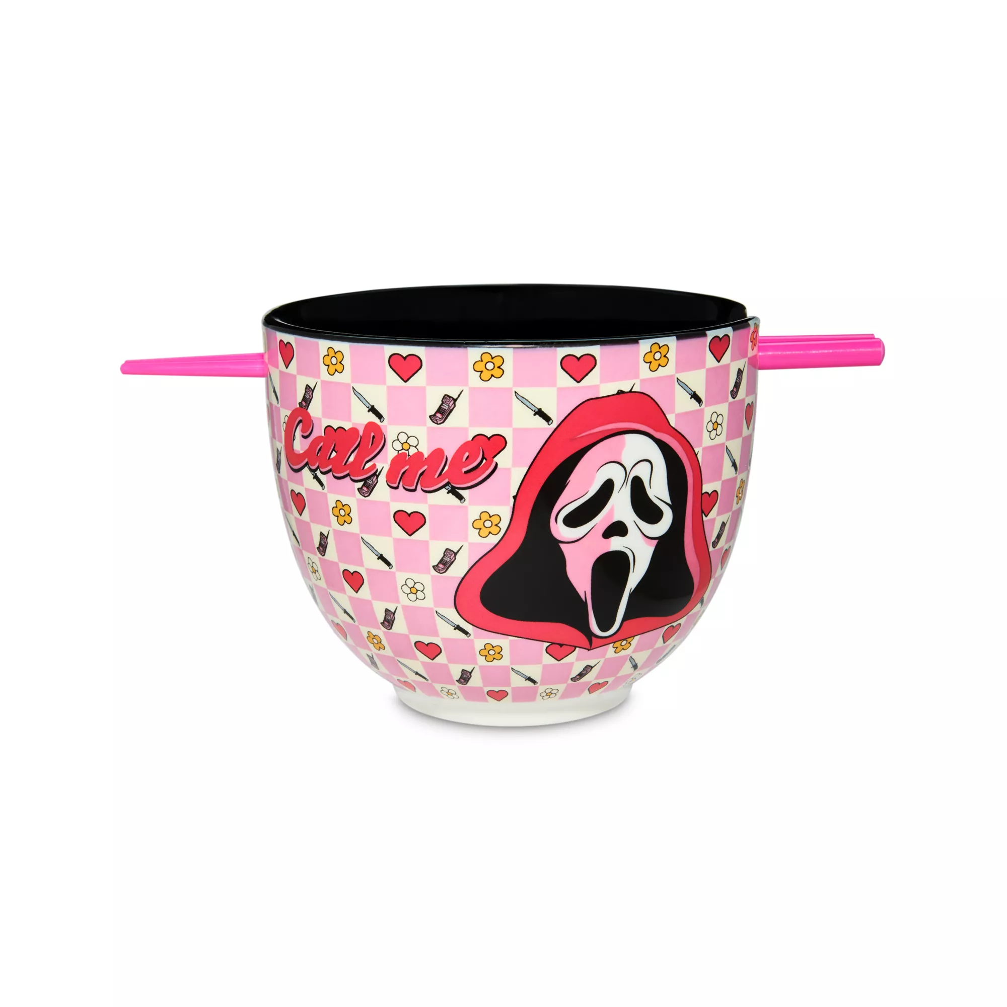 Ghost Face Bowl with Chopsticks - 20 oz. at Spencer's