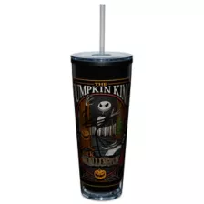 Pumpkin King Jack Skellington Cup with Straw 26 oz. - The Nightmare Before Christmas at Spencer's