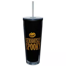Pumpkin King Jack Skellington Cup with Straw 26 oz. - The Nightmare Before Christmas at Spencer's