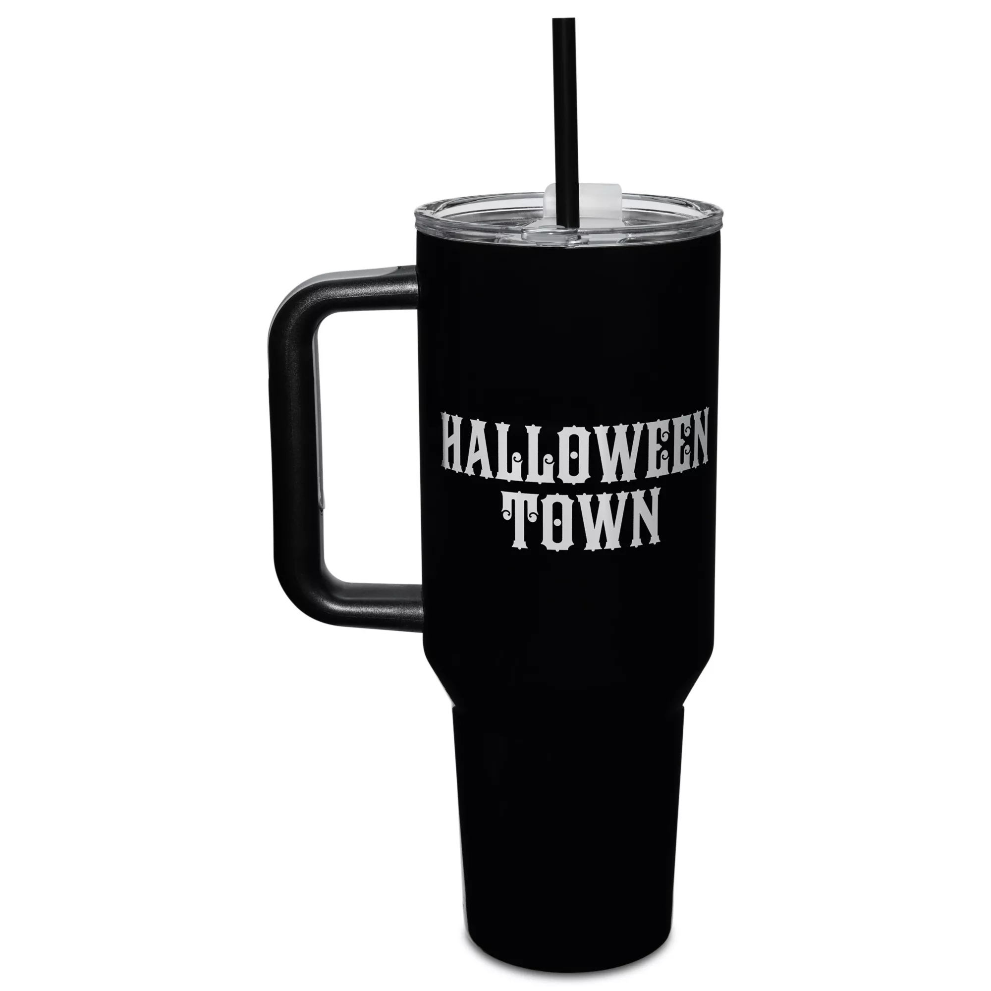 The Nightmare Before Christmas Travel Tumbler with Straw - 40 oz. at Spencer's