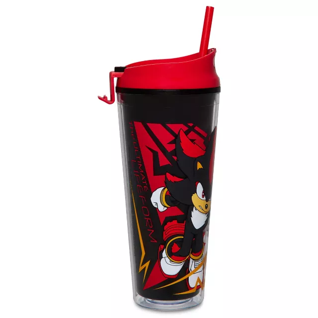 Shadow Cup with Straw 24 oz. - Sonic the Hedgehog at Spencer's