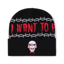 Billy I Want To Play Cuff Beanie Hat - Saw at Spencer's