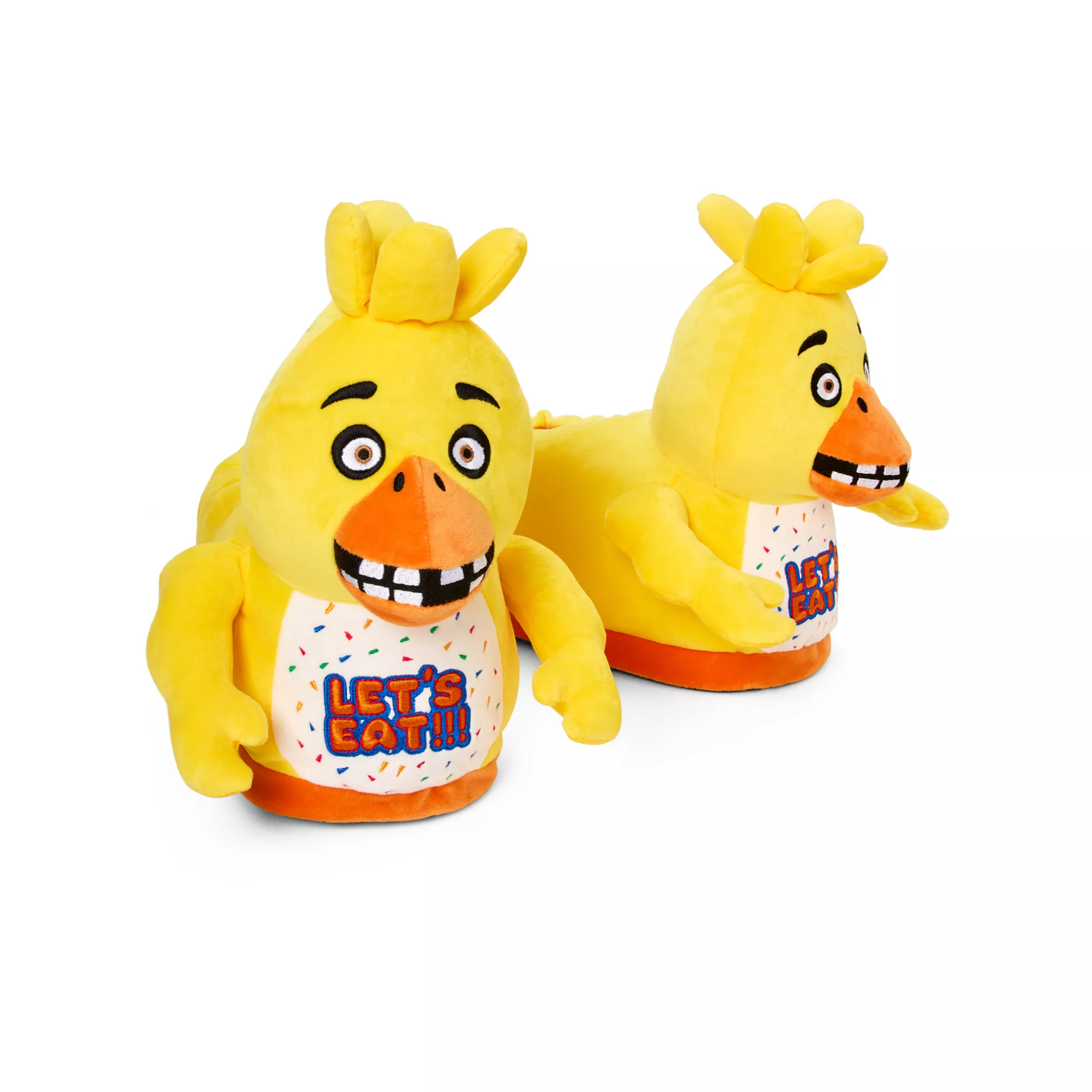Five Nights at Freddy's Chica Plush Slippers at Spencer's