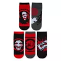 Multi-Pack Saw No Show Socks - 5 Pack at Spencer's