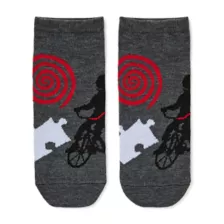 Multi-Pack Saw No Show Socks - 5 Pack at Spencer's