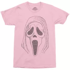 Ghostface Pink Rhinestone T Shirt at Spencer's