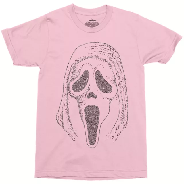 Ghostface Pink Rhinestone T Shirt at Spencer's