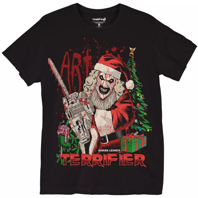 Art the Clown Santa T Shirt - Terrifier 3 at Spencer's