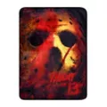 Red Jason Voorhees Fleece Blanket - Friday the 13th at Spencer's