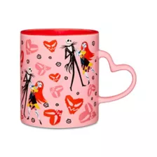 Jack and Sally Heart Handle Coffee Mug 20 oz. - The Nightmare Before Christmas at Spencer's