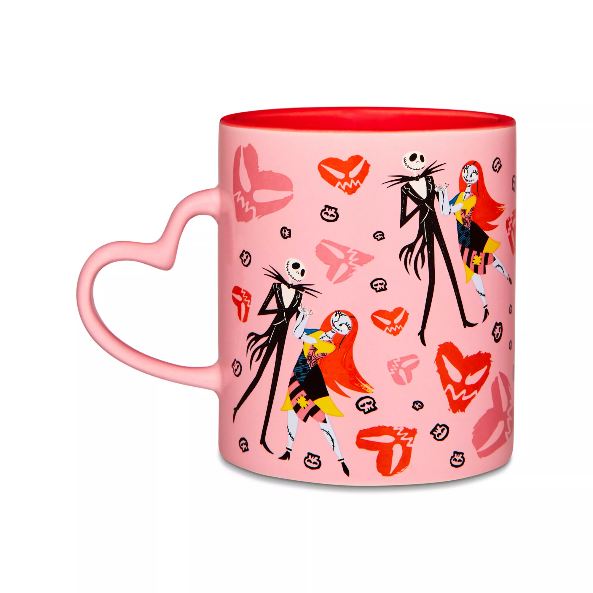 Jack and Sally Heart Handle Coffee Mug 20 oz. - The Nightmare Before Christmas at Spencer's