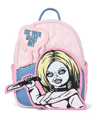 heart spike studded mini backpack Club Exx Patent Stud Made from genuine leather Eat Your Heart Out Tiff