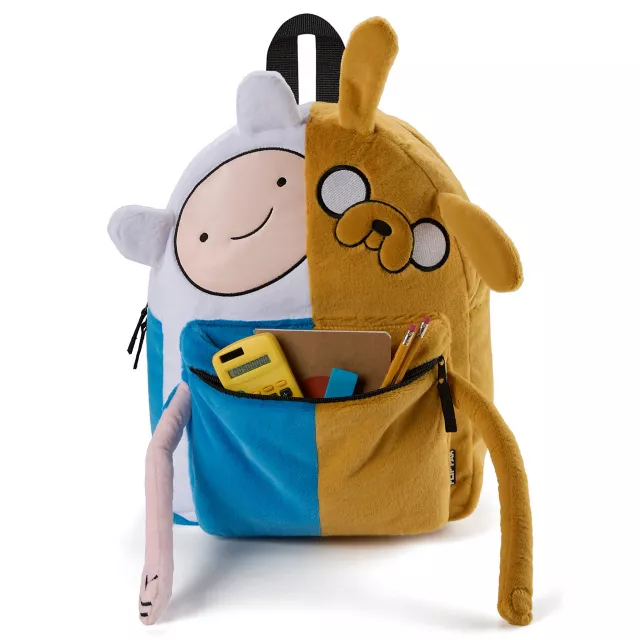 Flip Pack Finn and Jake Split Face Reversible Backpack - Adventure
