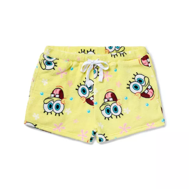SpongeBob SquarePants Plush Lounge Shorts at Spencer's