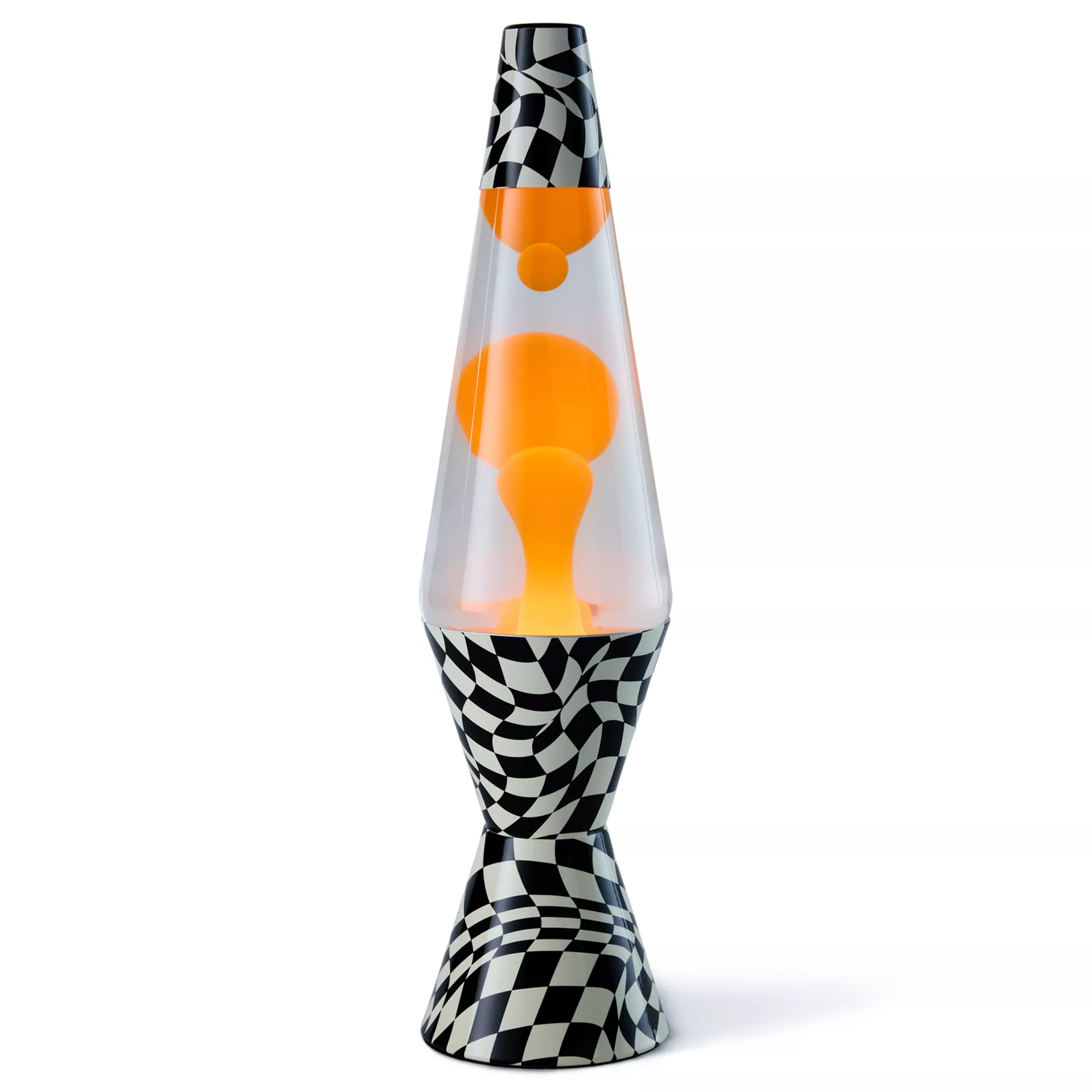 14.5 Inch Warped Checker Lava Lamp at Spencer's