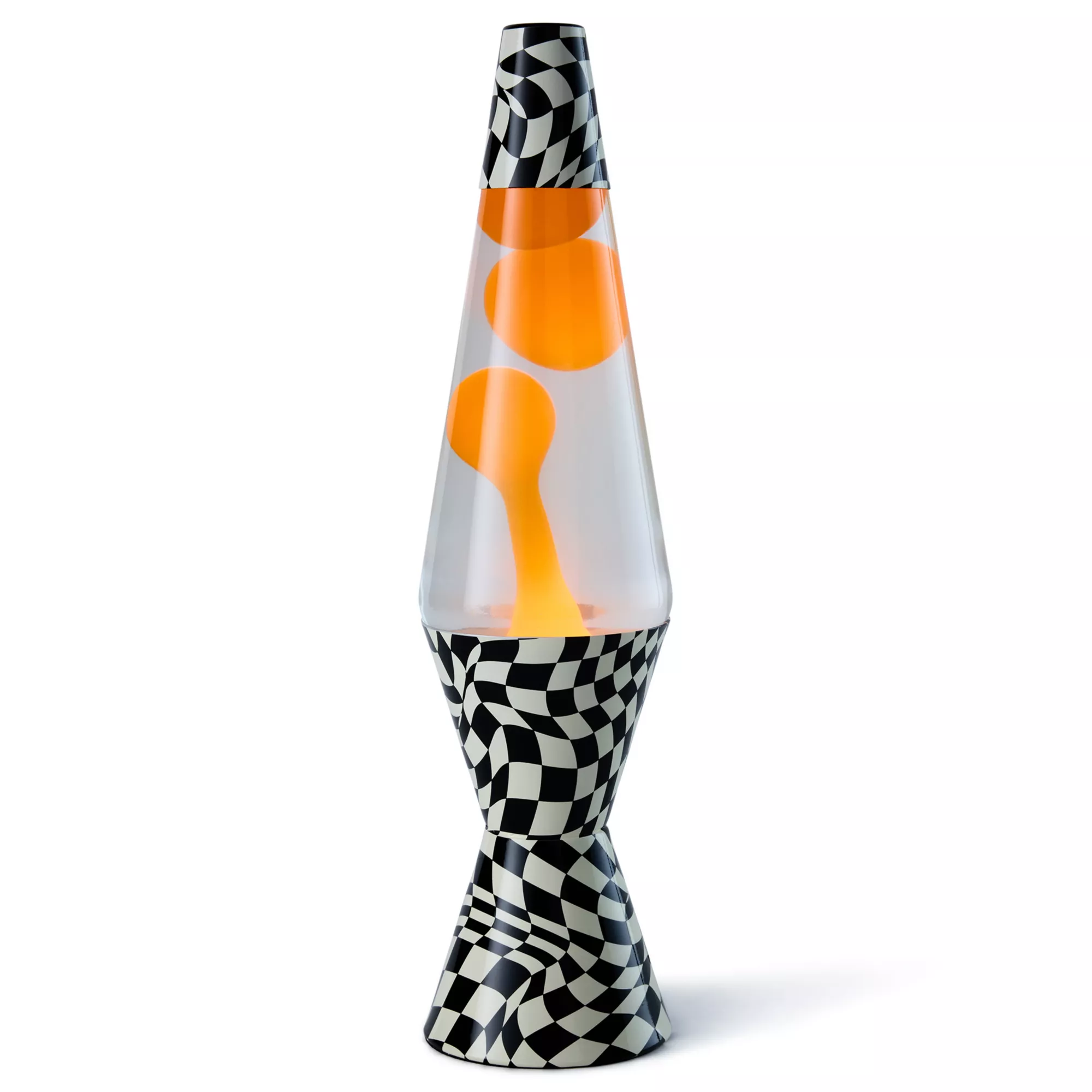 14.5 Inch Warped Checker Lava Lamp at Spencer's