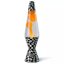 14.5 Inch Warped Checker Lava Lamp at Spencer's