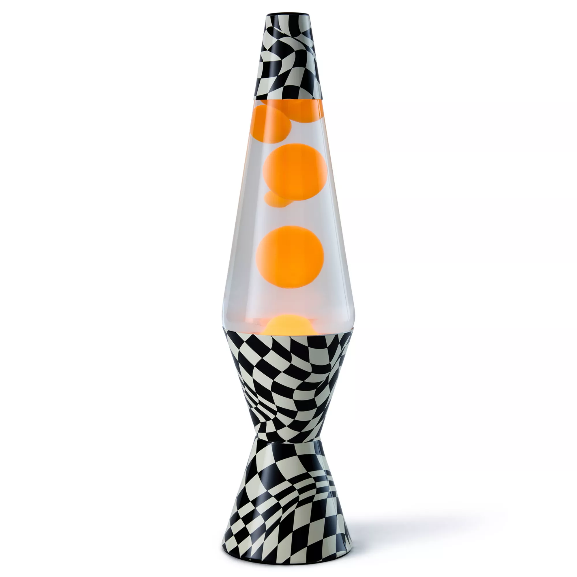 14.5 Inch Warped Checker Lava Lamp at Spencer's