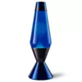 16.3 Inch Metallic Blue and Black Lava Lamp at Spencer's