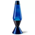 16.3 Inch Metallic Blue and Black Lava Lamp at Spencer's