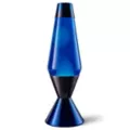 16.3 Inch Metallic Blue and Black Lava Lamp at Spencer's