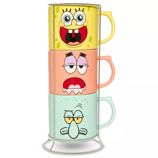 SpongeBob SquarePants Coffee Mug Set - 3 Pack at Spencer's