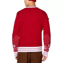 BOOZE BELLY™ Light-Up Merry Drunk Santa Beverage Dispenser Christmas Sweater at Spencer's