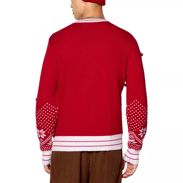 BOOZE BELLY™ Light-Up Merry Drunk Santa Beverage Dispenser Christmas Sweater at Spencer's
