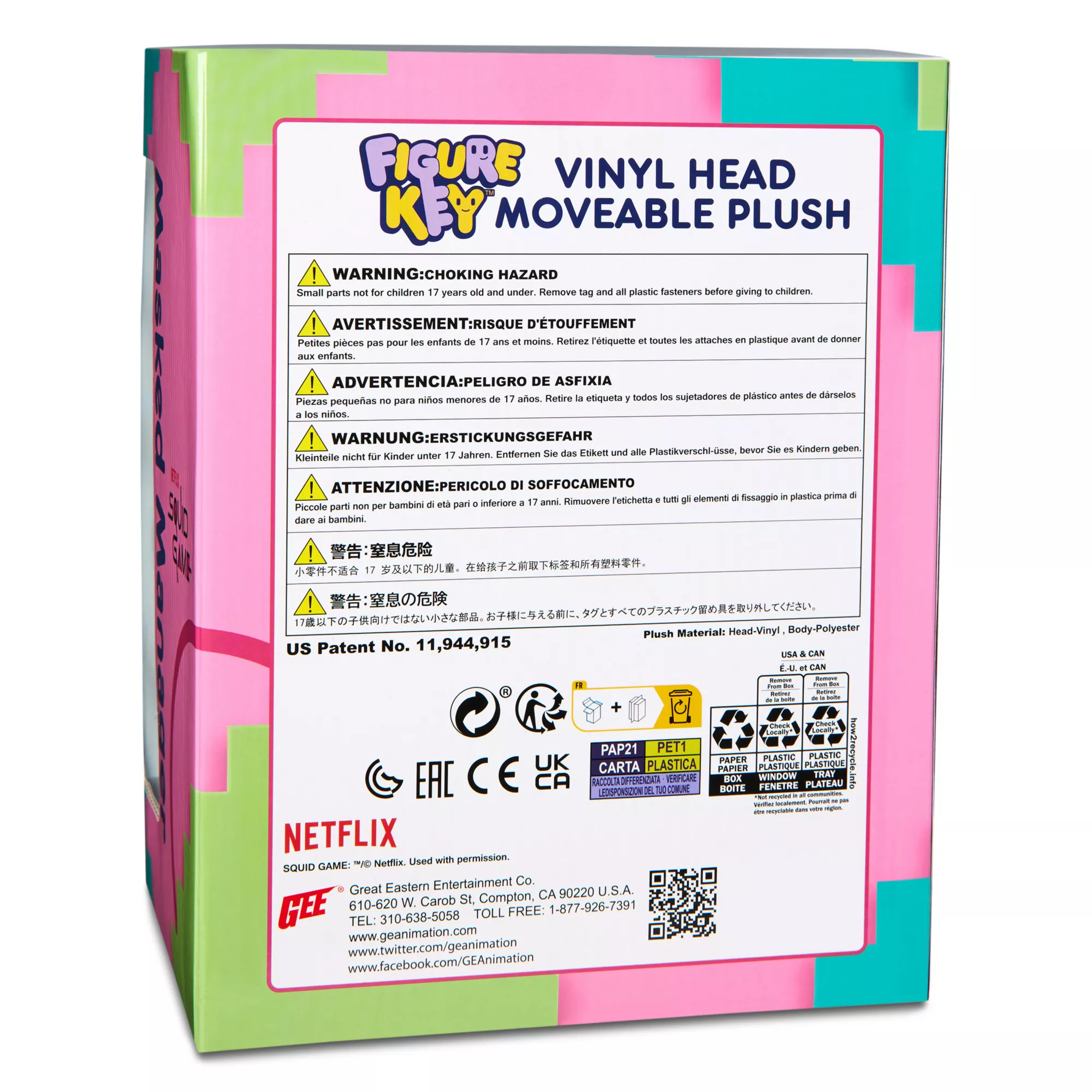 Masked Manager Plush - Squid Game at Spencer's