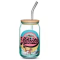 The Aristocats Glass Cup with Straw - 16 oz. at Spencer's