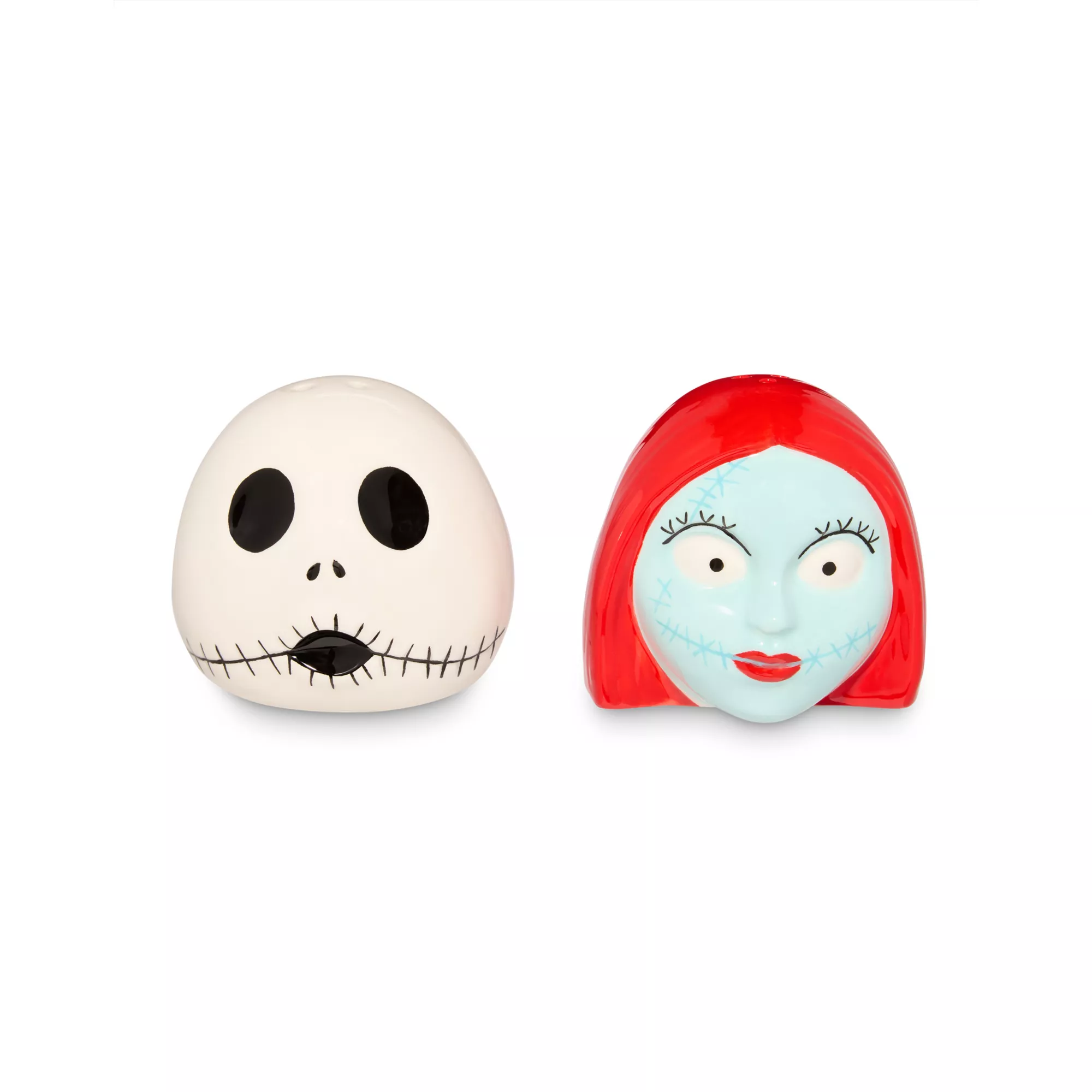 Jack and Sally Salt and Pepper Shaker Set - The Nightmare Before Christmas at Spencer's